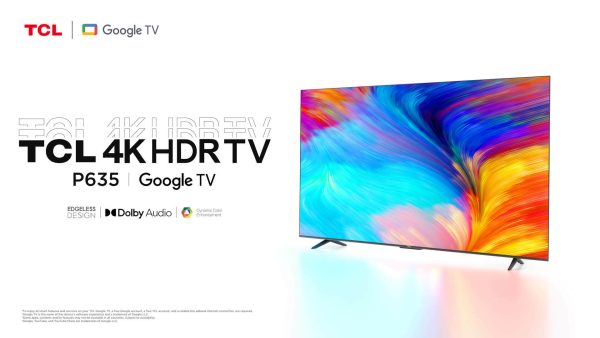 TCL 55P635 55'' Smart UHD 4K With HDR Google TV Frameles