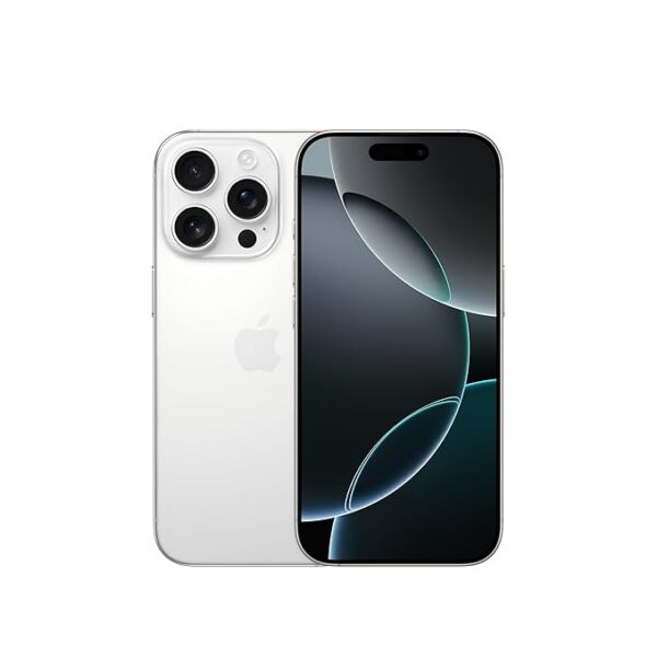 iPhone 16 Pro 512 GB: 5G Mobile Phone with Camera Control, 4K 120 fps Dolby Vision and a Huge Leap in Battery Life. Works with AirPods; White Titanium