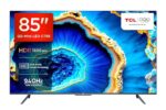 TCL 215 cm (85 inches) 4K Ultra HD Smart QD-Mini LED Google TV 85C755 (Black)