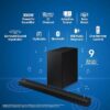 Samsung Soundbar (HW-C45E/XL) 2.1 Channel, 300W, Dolby Digital, 3 Speakers, Wireless Subwoofer, Bluetooth Enabled and DTS Virtual X Experience Sound (Black)