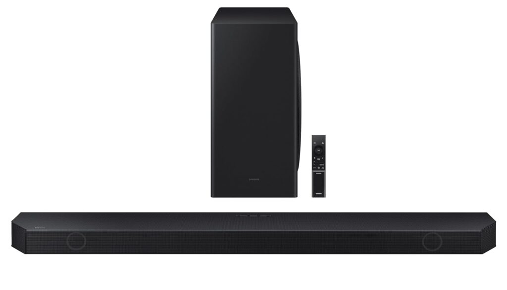 Samsung 360 W 5.1.2 ch (HW-Q800D/XL) Wireless Dolby Atmos Soundbar with Wireless Subwoofer, Center/Up/Side Firing Speakers, Surround Sound, Built-in Alexa, AirPlay2, Wi-Fi, Bluetooth, HDMI (Black) - Image 3