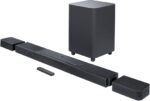 JBL Bar 1300, 11.1.4-channel soundbar with detachable surround speakers, MultiBeam™, Dolby Atmos® and DTS:X®, JBLBAR1300BLKUK, Black